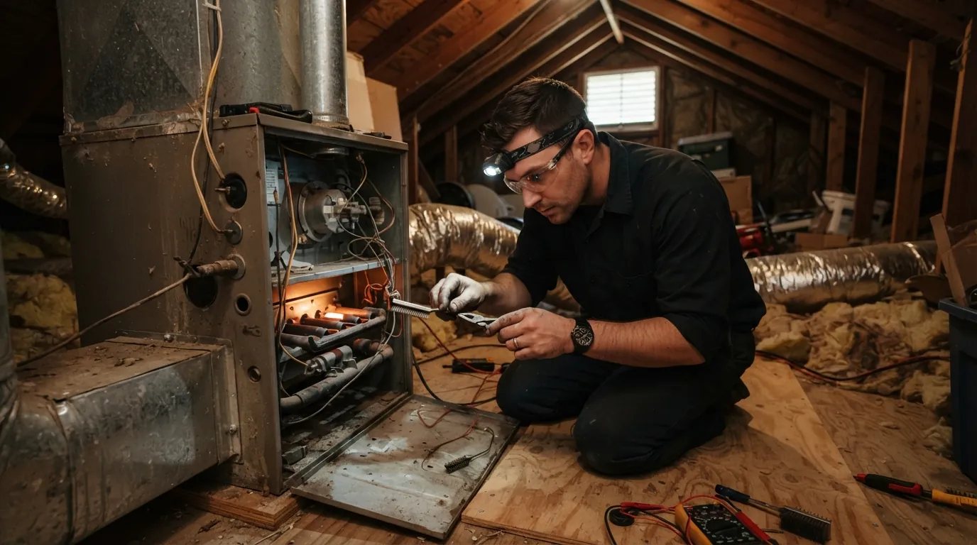 Furnace flame sensor service in New Orleans