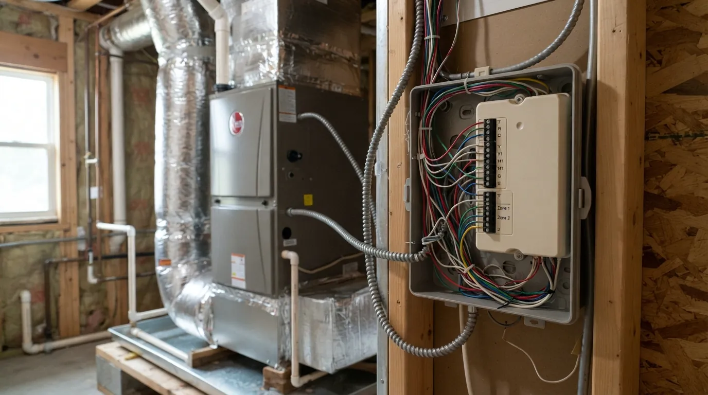 HVAC zoning control panel