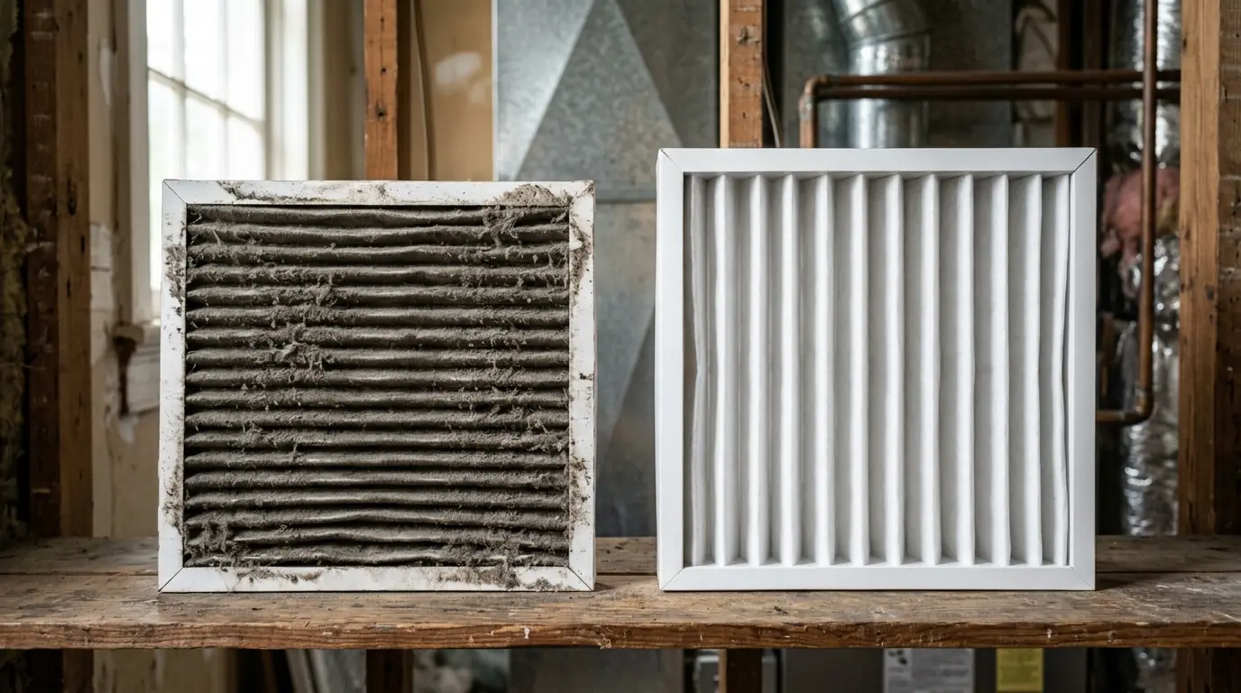 Standard filter compared to a media filter