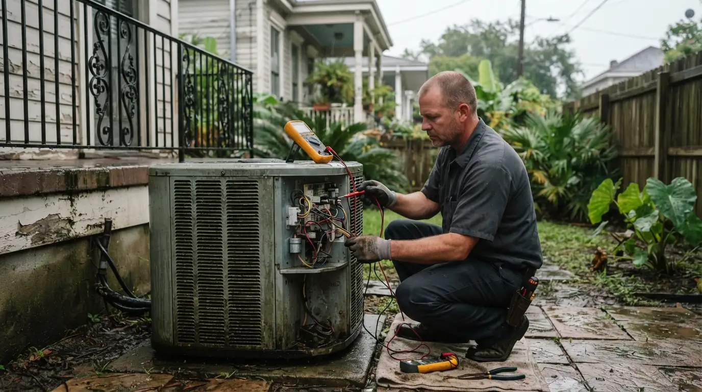 Testing surge damage on an AC control board