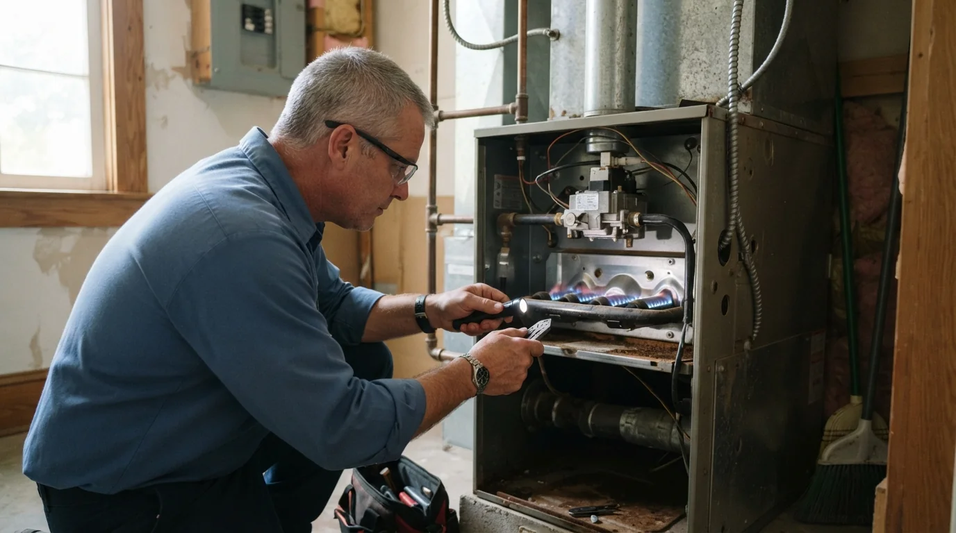 Fall heating tune-up in New Orleans