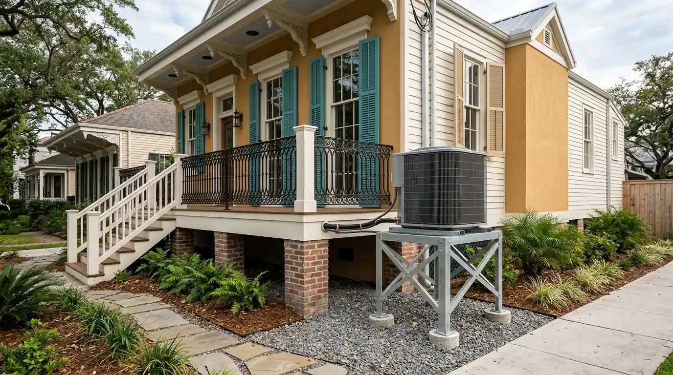 New AC system installed at a New Orleans home